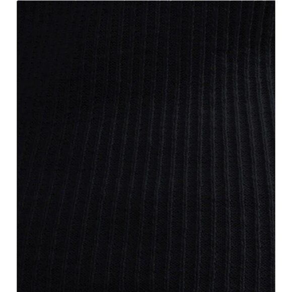 NEW Frank by Frank and Oak Rib Crewneck Sweater | Black - Picture 4 of 6